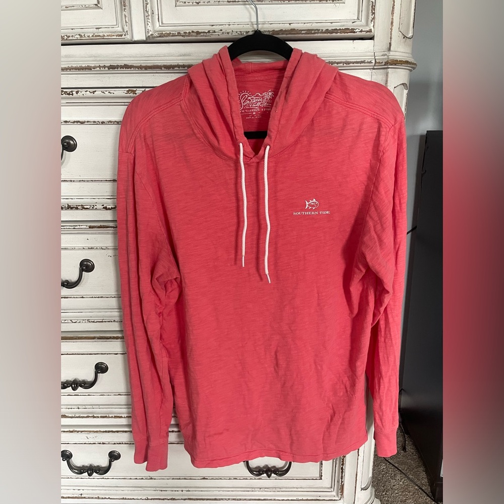 Southern Tide Hooded Shirt, Size M